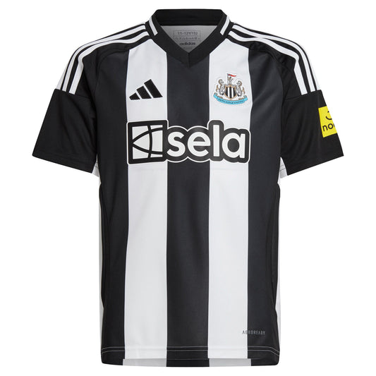 Newcastle United adidas Youth 2024/25 Home Jersey - Black
