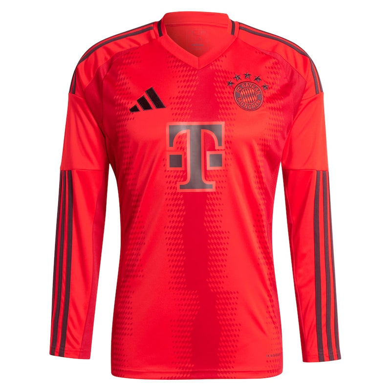 Thomas Müller Bayern Munich adidas 2024/25 Home Long Sleeve Player Jersey - Red