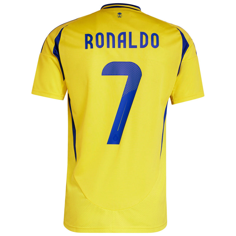 Cristiano Ronaldo Al-Nassr FC adidas 2024/25 Home Player Jersey - Yellow