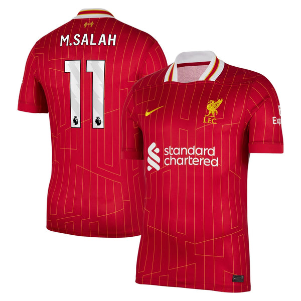 Mohamed Salah Liverpool Nike 2024/25 Home Player Jersey – Red