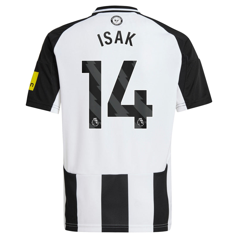 Alexander Isak Newcastle United adidas Youth 2024/25 Home Player Jersey - Black