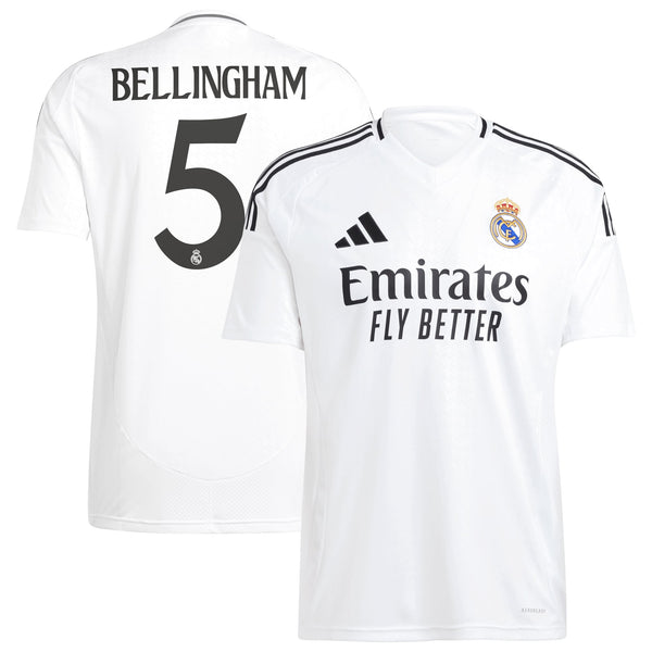 Jude Bellingham Real Madrid adidas 2024/25 Home Player Jersey Authentic - White