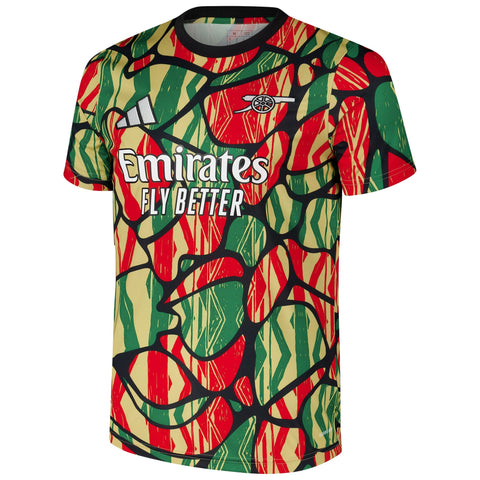 Arsenal adidas 2024/25 Pre-Match Top - Red