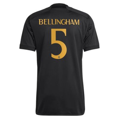 Jude Bellingham Real Madrid Third Shirt 2023-24 Jersey Player - Black