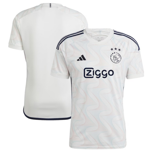Ajax Away Shirt 2023-24 Custom Jersey - White - Jersey Teams World