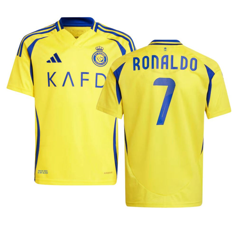 AL NASSR FC HOME JERSEY 24/25 RONALDO 7 KIDS