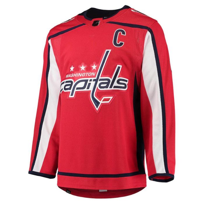 Alexander Ovechkin Washington Capitals Home Captain Patch Primegreen Pro Player Jersey - Red - Champions Jerseys