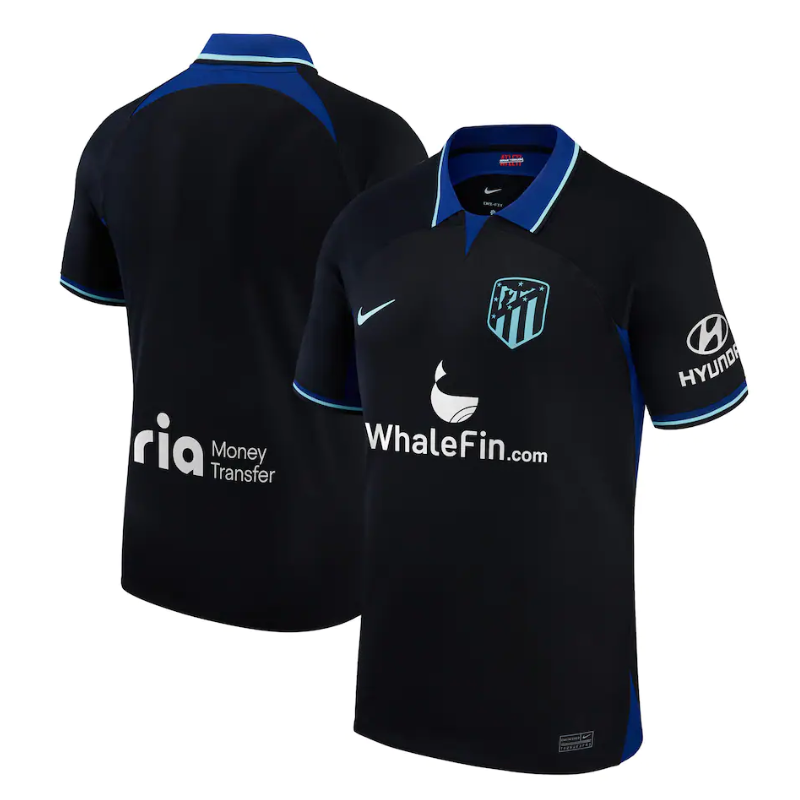 Atlético de Madrid Away Stadium   Unisex Shirt 2023 Custom Jersey - Jersey Teams World