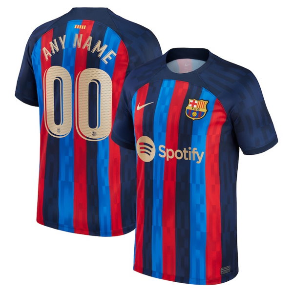 Barcelona  Unisex Shirt 2023 Home Custom Jersey - - Jersey Teams World