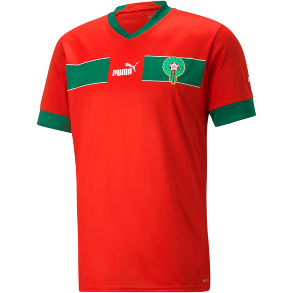 Morocco National Team Home  2022 Custom Jersey - Jersey Teams World