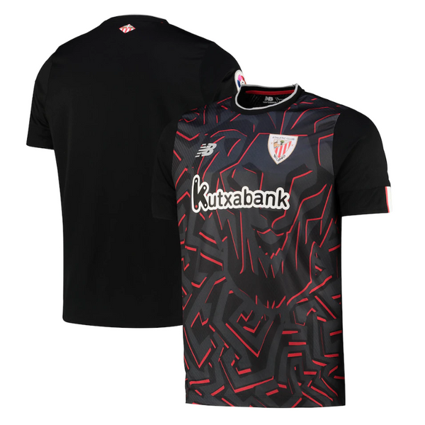 athletic bilbao Away   Unisex Shirt 2023 Custom Jersey  - Black - Jersey Teams World