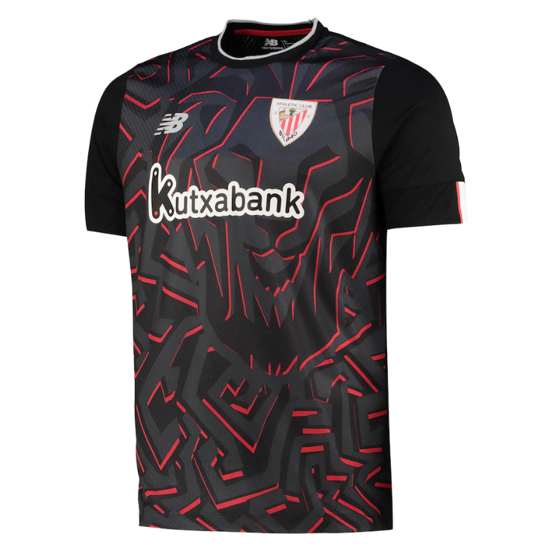 athletic bilbao Away   Unisex Shirt 2023 Custom Jersey  - Black - Jersey Teams World