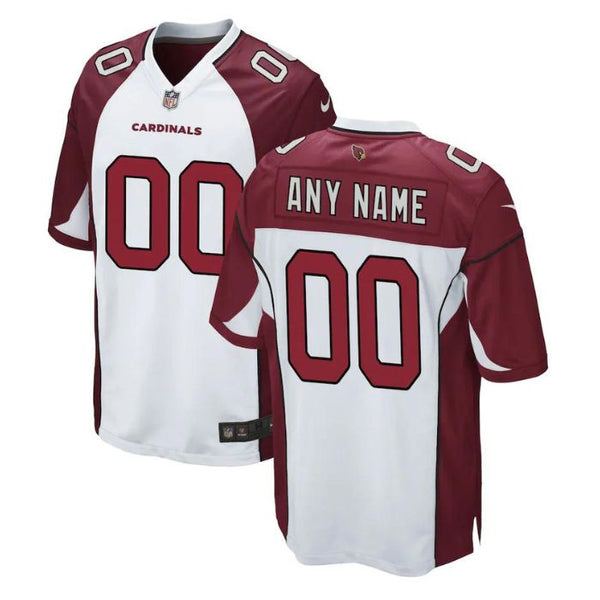 Arizona Cardinals Custom Game Jersey Unisex - White - Champions Jerseys