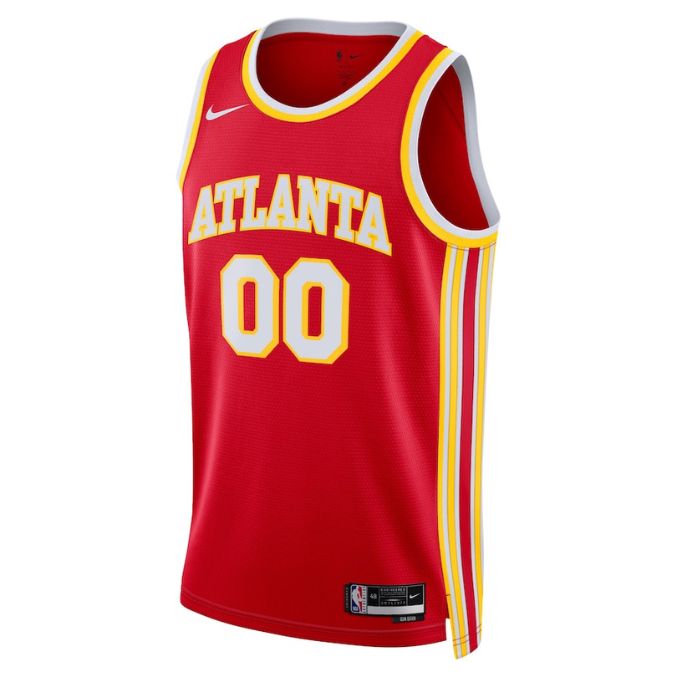 Atlanta Hawks Unisex 2022/23 Customized Jersey Red - Icon Edition - Champions Jerseys