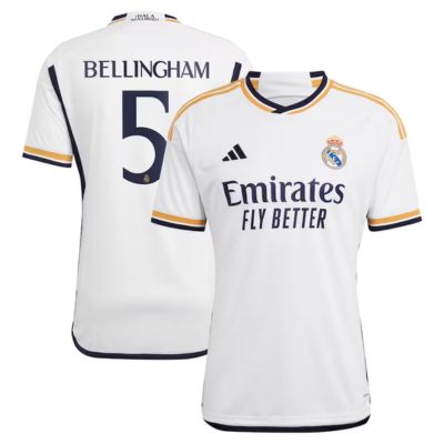 Jude Bellingham Real Madrid Home Shirt 2023-24 Jersey Player