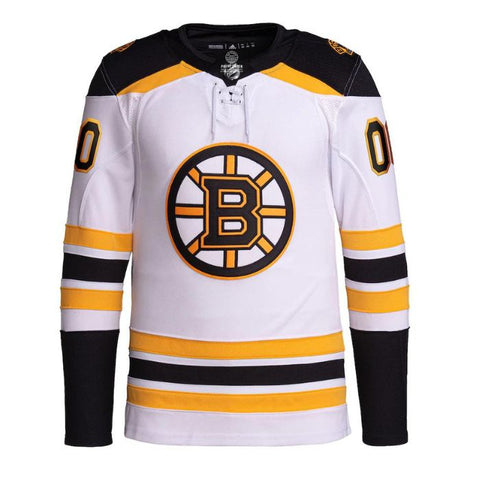 Boston Bruins Unisex Away Primegreen  Pro Customized Jersey - White - Champions Jerseys