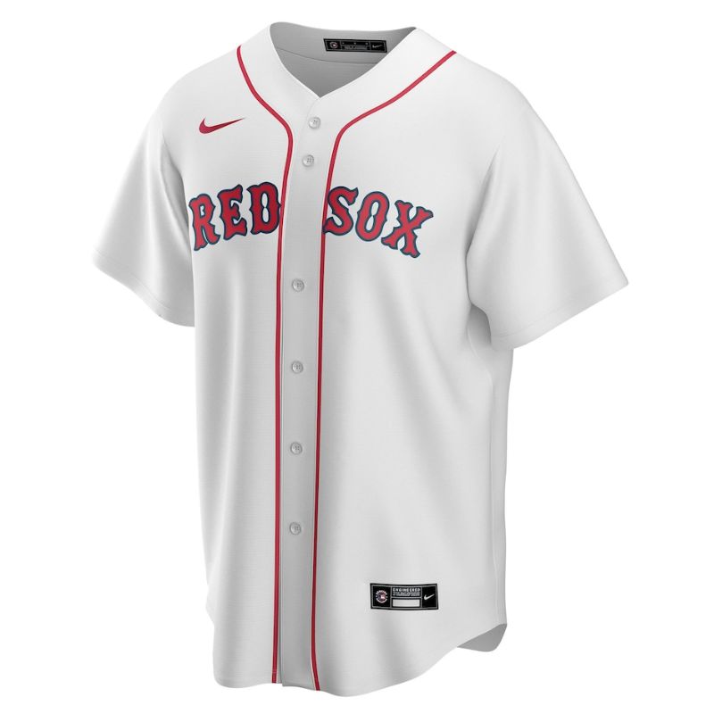 Boston Red Sox Team Home Unisex Custom Jersey - White - Champions Jerseys