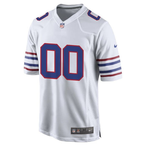 Buffalo Bills Unisex Shirt Alternate Custom Game Jersey - White - Champions Jerseys