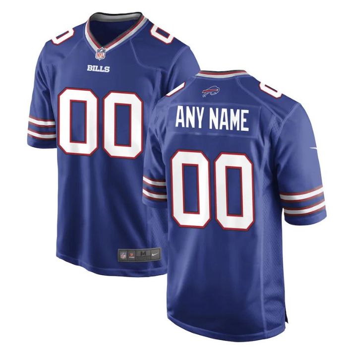 Buffalo Bills Unisex Shirt Custom Game Jersey - Royal - Champions Jerseys