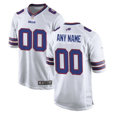 Buffalo Bills Unisex Shirt Customized Game Jersey - White - Champions Jerseys