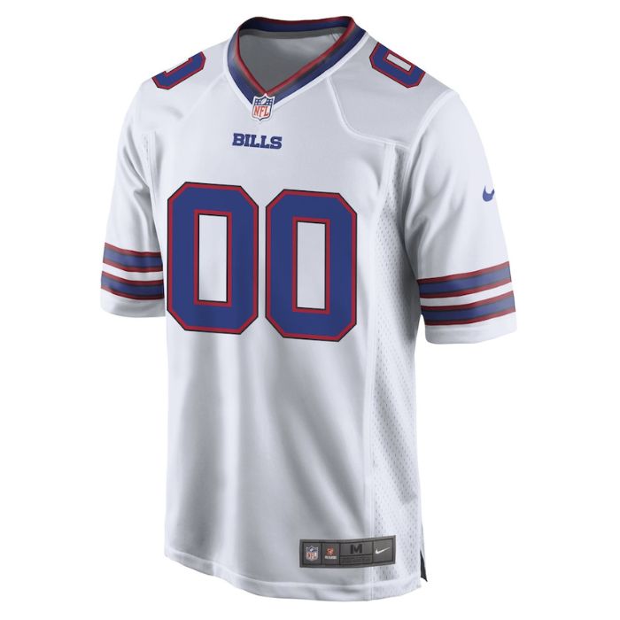 Buffalo Bills Unisex Shirt Customized Game Jersey - White - Champions Jerseys