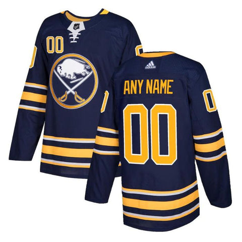 Buffalo Sabres Team Unisex Custom Jersey - Navy - Champions Jerseys