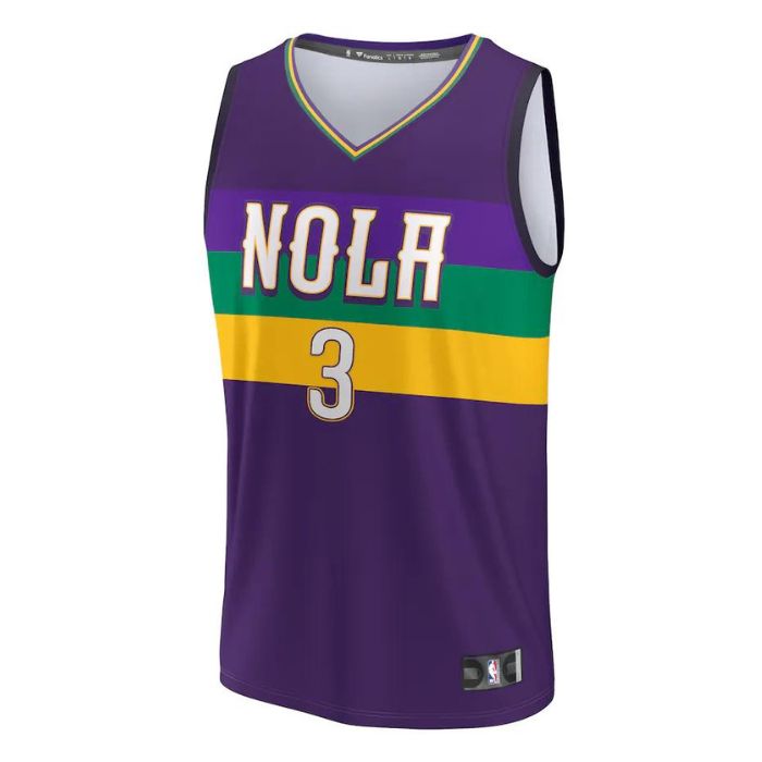 CJ McCollum New Orleans Pelicans Unisex 2022/23 Fastbreak Jersey - City Edition - Purple - Champions Jerseys