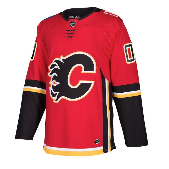 Calgary Flames Team Unisex Custom Jersey - Red - Champions Jerseys