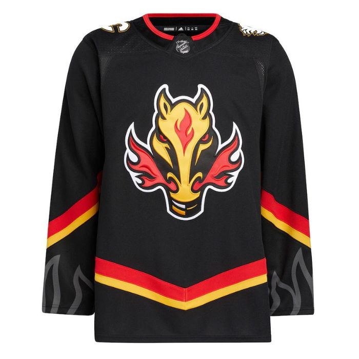 Calgary Flames Unisex Alternate Primegreen Pro Jersey - Black - Champions Jerseys