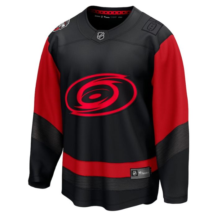 Carolina Hurricanes Unisex 2023  Series Breakaway Custom Jersey - Black - Champions Jerseys