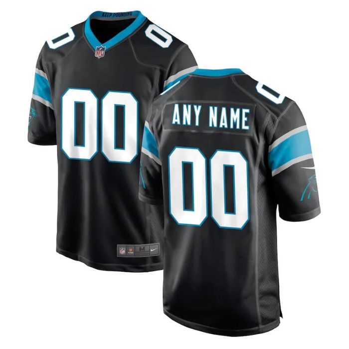 Carolina Panthers Unisex Shirt Custom Game Jersey - Black - Champions Jerseys