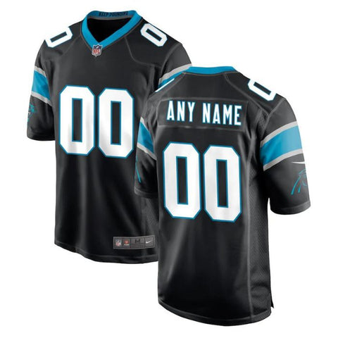 Carolina Panthers Unisex Shirt Custom Game Jersey - Black - Champions Jerseys
