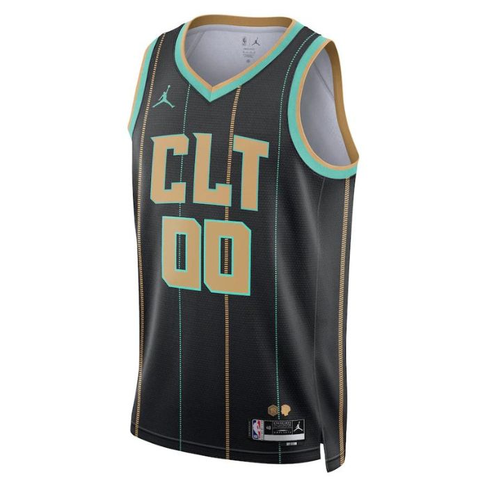 Charlotte Hornets Unisex Shirt 2022/23 Swingman Custom Jersey - City Edition - Black - Champions Jerseys