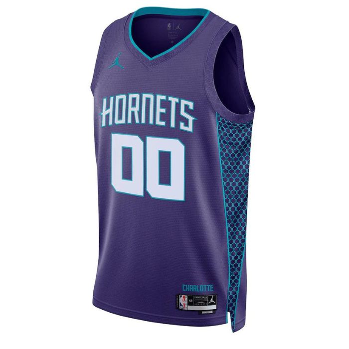 Charlotte Hornets Unisex Shirt 2022/23 Swingman Customized Jersey - Statement Edition - Teal - Champions Jerseys