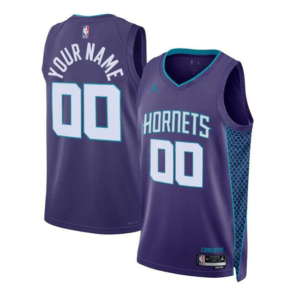 Charlotte Hornets Unisex Shirt 2022/23 Swingman Customized Jersey - Statement Edition - Teal - Champions Jerseys