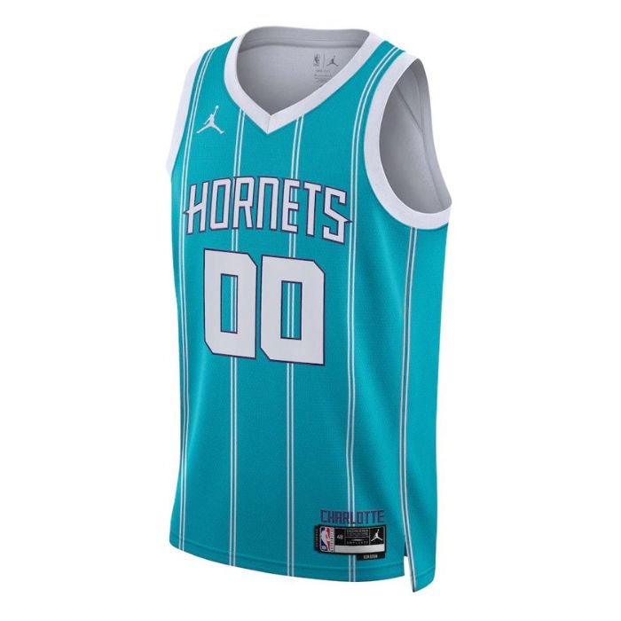 Charlotte Hornets Unisex Shirt 2022/23 Swingman Customized Jersey Teal - Icon Edition - Champions Jerseys