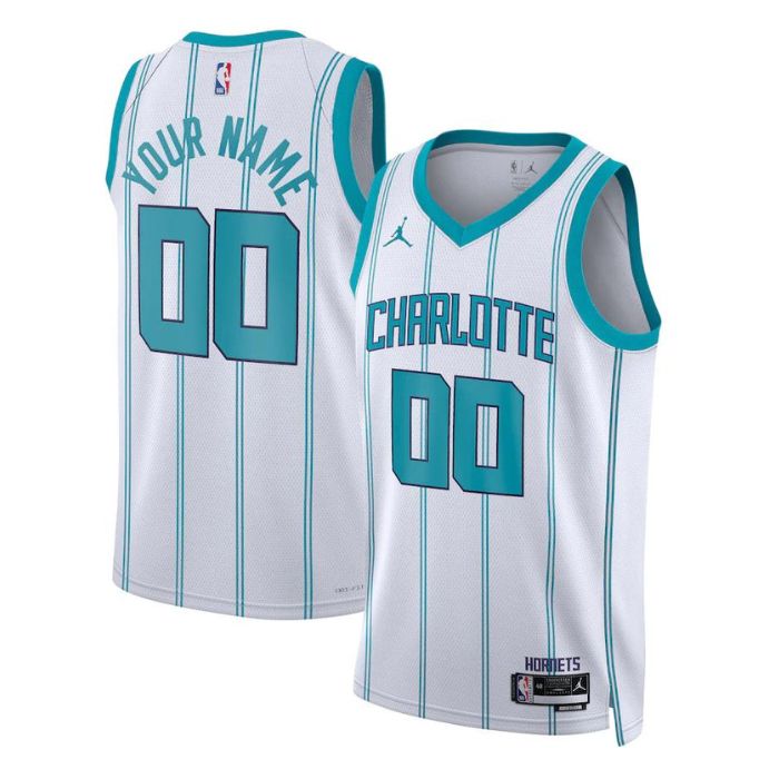 Charlotte Hornets Unisex Shirt 2022/23 Swingman Customized Jersey White - Association Edition - Champions Jerseys