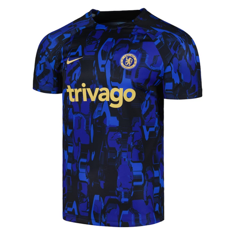 Chelsea Shirt 2023/24 Pro Pre-Match Top - Blue - Jersey Teams World