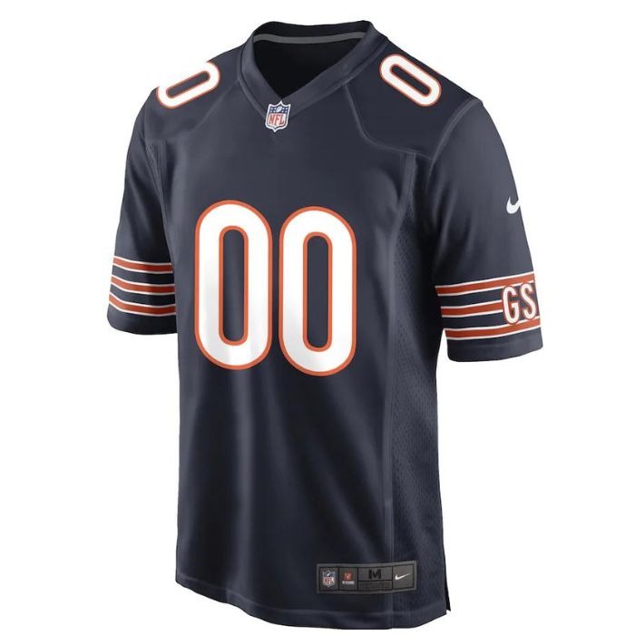 Chicago Bears Unisex Shirt Custom Game Jersey - Navy - Champions Jerseys