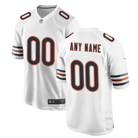 Chicago Bears Unisex Shirt Custom Game Jersey - White - Champions Jerseys