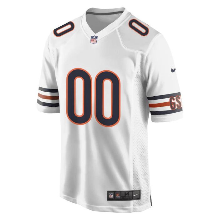 Chicago Bears Unisex Shirt Custom Game Jersey - White - Champions Jerseys