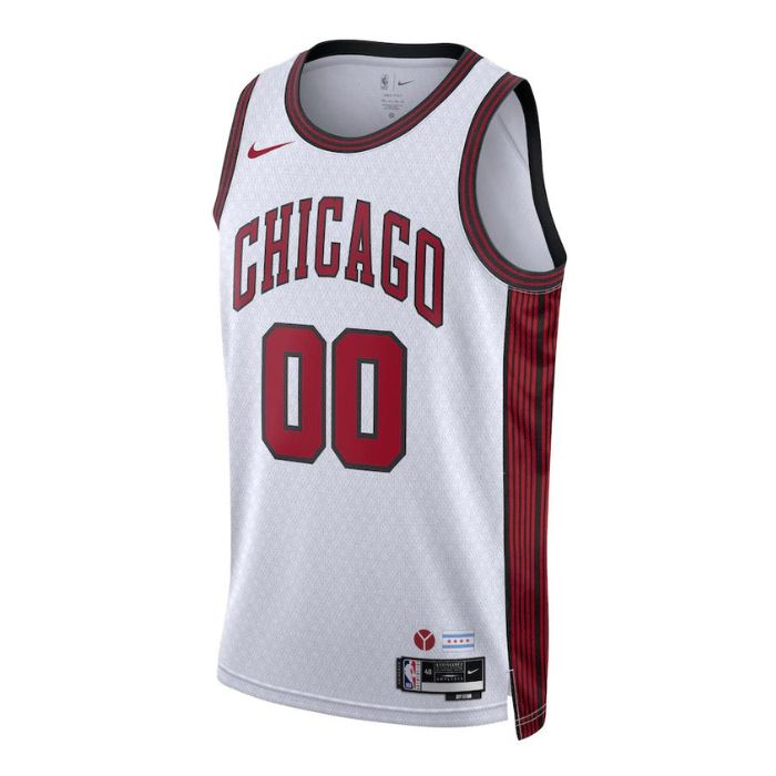 Chicago Bulls Unisex Shirt 2022/23 Swingman Customized Jersey - City Edition - White - Champions Jerseys