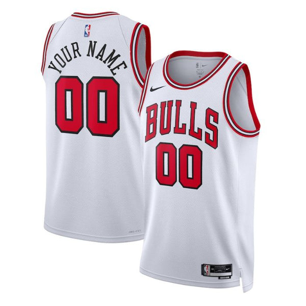 Chicago Bulls Unisex Shirt 2022/23 Swingman Customized Jersey White - Association Edition - Champions Jerseys