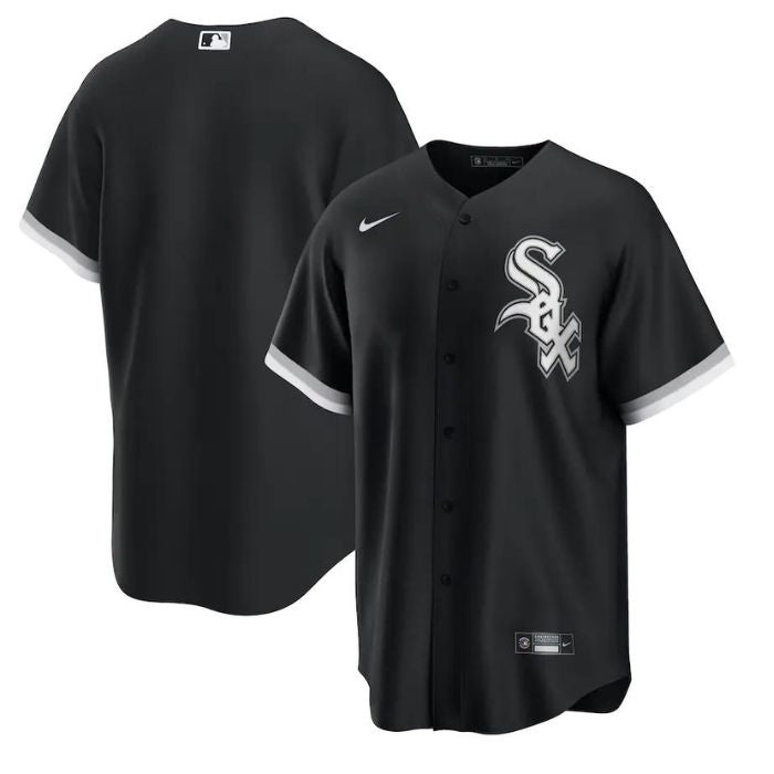 Chicago White Sox Team Alternate Unisex Custom Team Jersey - Black - Champions Jerseys