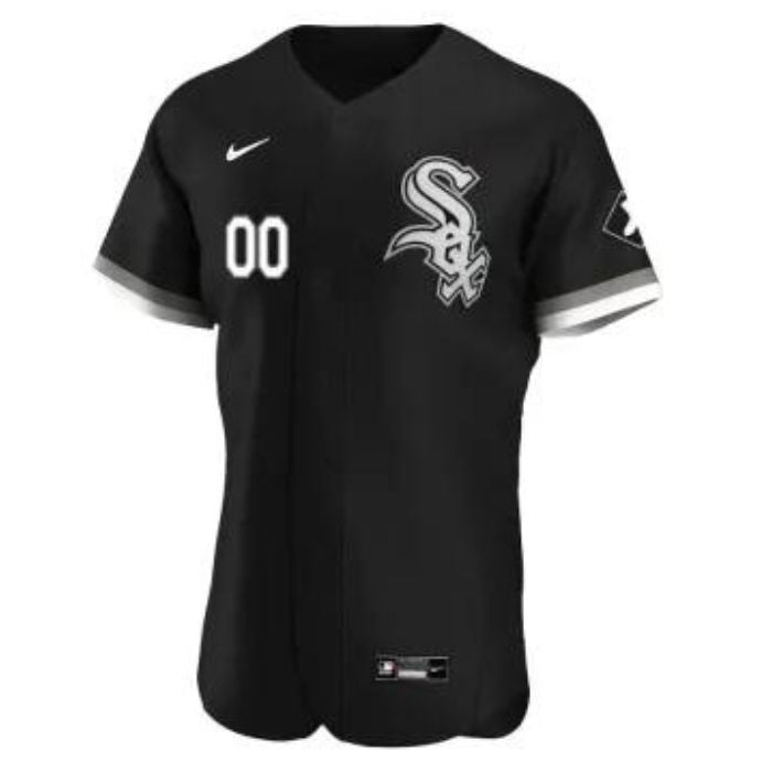 Chicago White Sox Team Alternate Unisex Pro Custom Jersey - Black - Champions Jerseys