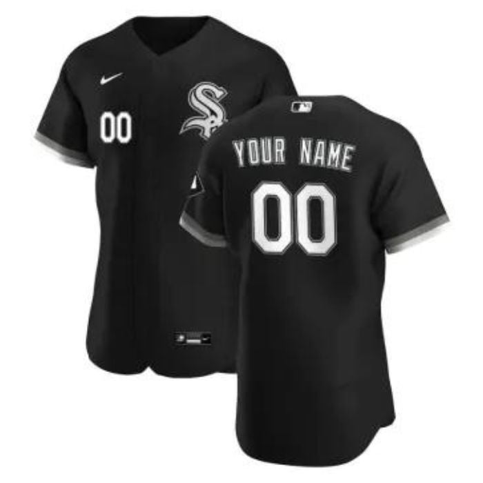 Chicago White Sox Team Alternate Unisex Pro Custom Jersey - Black - Champions Jerseys