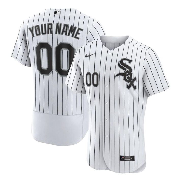 Chicago White Sox Team Home Pro Official Unisex Custom Jersey - White - Champions Jerseys