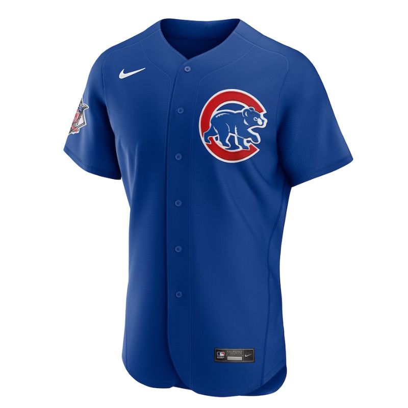 Chicago Cubs Team Alternate Pro Official Custom Jersey - Royal - Champions Jerseys