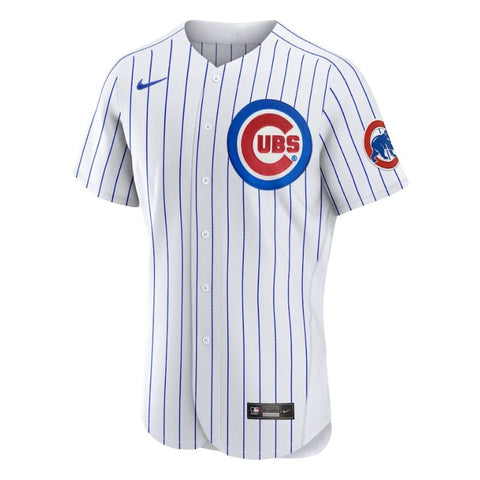 Chicago Cubs Team Home Pro Official Unisex Custom Jersey - White - Champions Jerseys
