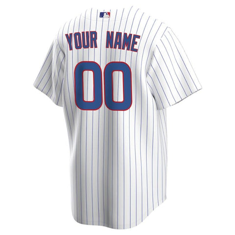 Chicago Cubs Team Home Unisex Custom Jersey - White - Champions Jerseys